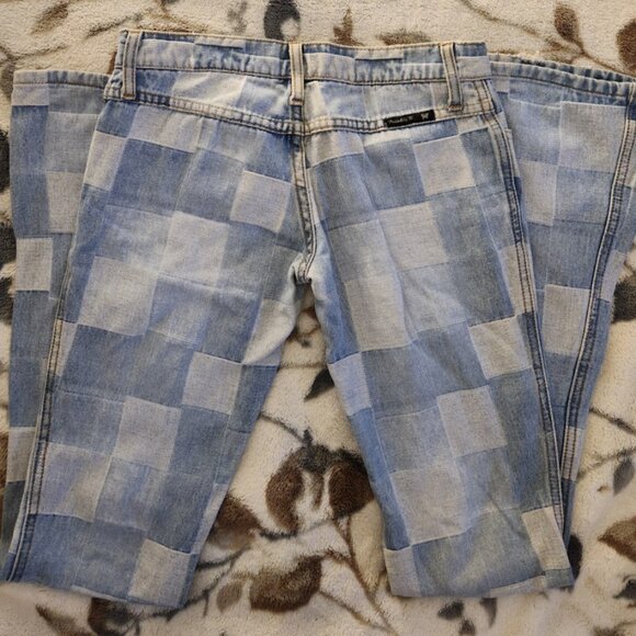 Frankie B Vintage Patchwork Boot Cut Jeans Size XS - Picture 3 of 11
